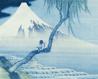 Hokusai-Boy-Mt. Fuji-blue